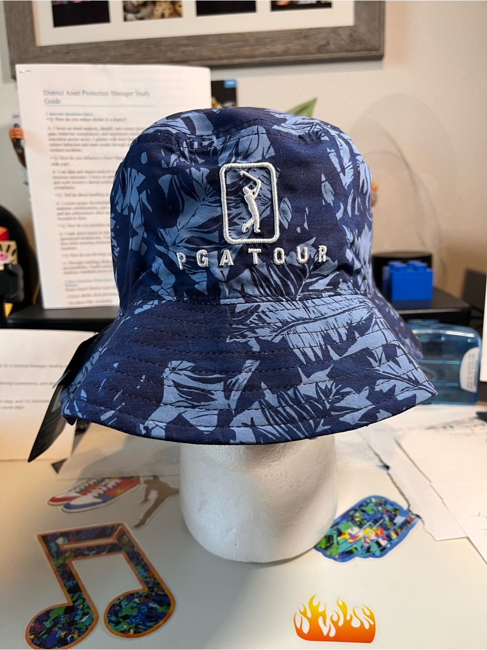 PGA Tour Men's Reversible Camo Golf Bucket Hat